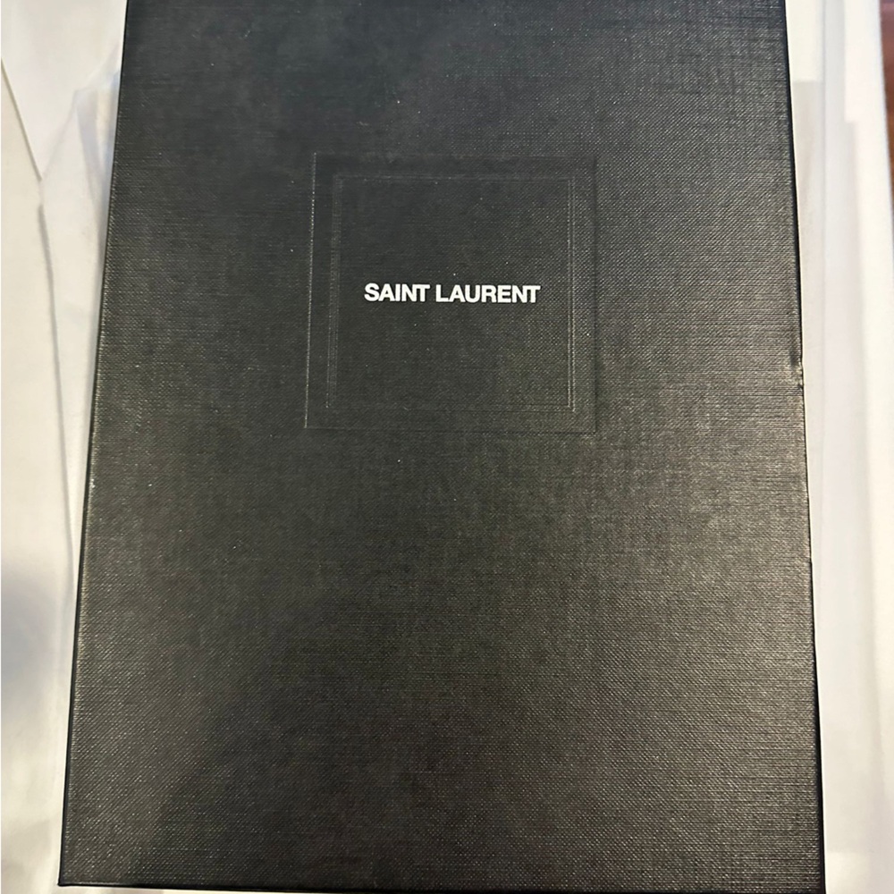 Ysl Monogram Large Wallet On Chain In Grained Lea… - image 5